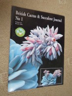 BRITISH CACTUS AND SUCCULENT JOURNAL Vol 18 Mar, Jun, Sep, Dec 2000 (All 4) - Nautra