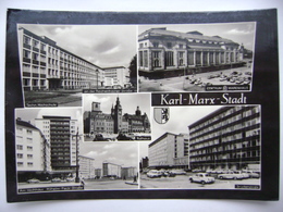 Germany DDR KARL-MARX-STADT - Techn. Hochschule, Centrum Warenhaus, Wilhelm-Pieck-Strasse, Brückenstrasse - 1975 Unused - Chemnitz (Karl-Marx-Stadt 1953-1990)