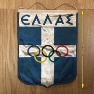 Flag (Pennant / Banderín) ZA000173 - National Olympic Committee NOC Greece - Uniformes Recordatorios & Misc