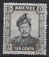 Brunei 1952 Sultan  10c (o) - Brunei (...-1984)