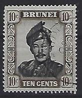 Brunei 1952 Sultan  10c (o) - Brunei (...-1984)