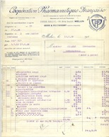 77 Usine à PONTHIERRY - Coopération Pharmaceutique Française - Facture De 1928 - Saint Fargeau Ponthierry