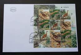 Israel Dinosaur 2000 Prehistoric Dinosaurs (sheetlet FDC) - Storia Postale