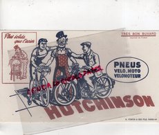 BUVARD HUTCHINSON- PNEUS PNEU VELO- MOTO- VELOMOTEUR- PLUS SOLIDE QUE L' ACIER-IMPRIMERIE FORTIN & FILS PARIS - Trasporti