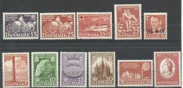 DINAMARCA YVERT  341/51  MNH  ** - Neufs