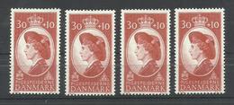 DINAMARCA YVERT  395  ( 4 SELLOS)  MNH  ** - Unused Stamps