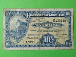 10 Shillings 1954 - Gibraltar