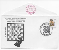 Argentina 1996; Chess Cancel 80 Anniversario Najdorf - Covers & Documents