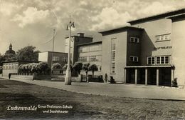 LUCKENWALDE, Ernst-Thälmann-Schule Stadttheater Architekt Hans Graf (1927-30) AK - Luckenwalde