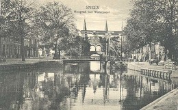 Sneek, Hoogend Met Waterpoort - Sneek