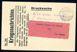 Beleg Deutsche Kolonien Deutsch Ostafrika Kriegspost - Sonstige & Ohne Zuordnung