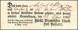 Beleg Altdeutschland Braunschweig - Other & Unclassified