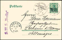 Beleg Deutsche Auslandspost Marokko - Other & Unclassified