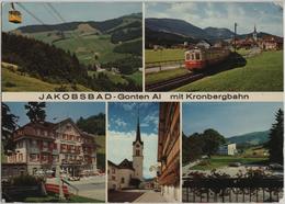 Jakobsbad-Gonten Mit Kronbergbahn - Photo: Gross - Kronberg