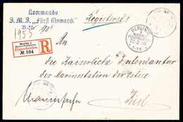 Beleg Deutsche Marine Schiffspost 1895-1939 - Other & Unclassified