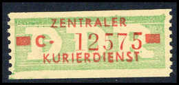 ** DDR Verwaltungspost B Zentraler Kurierdienst - Autres & Non Classés