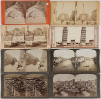 [STEREOVIEWS] ITALIE & Grèce. Ensemble 62 Vues Stéréosc - Sonstige & Ohne Zuordnung