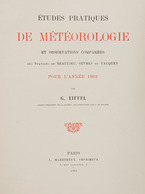 Gustave EIFFEL - Études Pratiques De Météorologie Et Ob - Zonder Classificatie