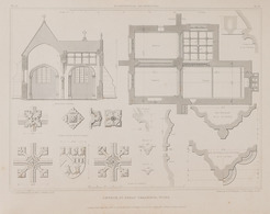 A. PUGIN & E. J. WILSON - Examples Of Gothic Architectu - Ohne Zuordnung