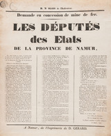 [John  COCKERILL ]- Demande En Concession De Mine De Fe - Non Classés