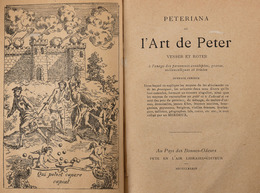 [CURIOSA] PETERIANA Ou L'Art De Peter, Vesser Et Roter - Sin Clasificación