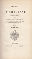 ANNUAIRE DE LA NOBLESSE DE BELGIQUE [puis:] Annuaire De - Sin Clasificación