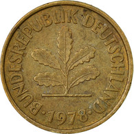 Monnaie, République Fédérale Allemande, 5 Pfennig, 1978, Munich, TTB, Brass - 5 Pfennig