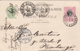 Brésil Entier Postal Pour L'Allemagne 1905 - Postwaardestukken