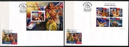 Maldives 2016, Music Freddy Mercury, 4val In BF +BF In 2FDC - Singers