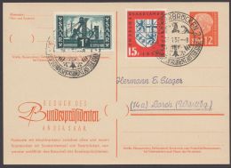 P 43, Zudruck "Besuch Des Bundespräsidenten", Pass. Sst - Covers & Documents