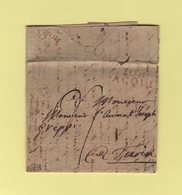 Acqui - 108 - Courrier De 1810 Pour Turin - Marque D Arrivee Juil Pour Juillet - Departement Conquis De Montenotte - 1792-1815: Veroverde Departementen