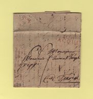 Acqui - 108 - Courrier De 1810 Pour Turin - Marque D Arrivee Juil Pour Juillet - Departement Conquis De Montenotte - 1792-1815: Dipartimenti Conquistati