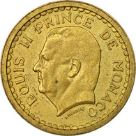 Monnaie, Monaco, Franc, 1943, Poissy, TTB, Cupro-Aluminium, Gadoury:MC 132 - 1922-1949 Louis II