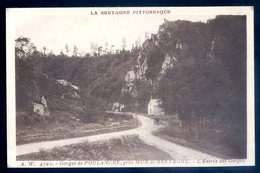 Cpa Du 22 Gorges De Poulancre Près Mur De Bretagne -- L' Entrée Des Gorges ...  Gouarec   SEPT18-20 - Gouarec