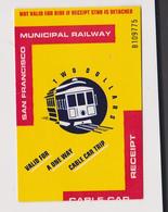 SAN FRANCISCO MUNICIPAL RAILWAY - Monde