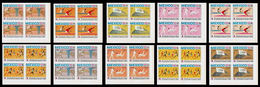 YEMEN KINGDOM (Royal North) 1968 Mexico Olympics CORNER IMPERF.4-BLOCKS:10 - Zomer 1968: Mexico-City