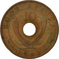Monnaie, EAST AFRICA, George VI, 10 Cents, 1943, TTB, Bronze, KM:26.2 - Britse Kolonie