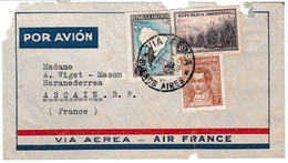 Via Aerea 1939 Buenos Aires - Lettre Cover Brief - !!! Dos Absent En Partie - Covers & Documents