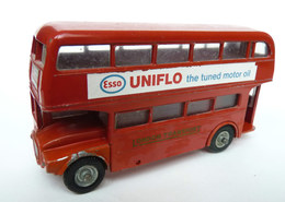 VOITURE AUTOBUS A DOUBLE ETAGE A.E.C. ROUTE MASTER 64 SEATER A BUDGIE TOY England - PUBLICITE ESSO - Matchbox