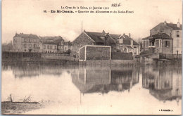 93 ILE SAINT DENIS - Inondation De 1910, Vue Du Saule Fleuri - L'Ile Saint Denis