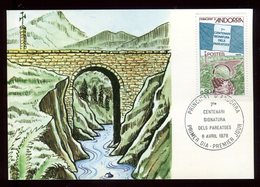 Andorre - Carte Maximum 1978 - Pont Des Escalls - O 163 - Cartes-Maximum (CM)