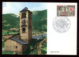 Andorre - Carte Maximum 1978 - Eglise De Pal - O 167 - Maximumkaarten