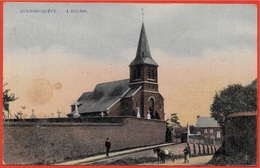 CPA Belgique Belgie AULNOIS-QUEVY - L' EGLISE - Quevy