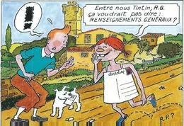 Hergé : TINTIN En Dracénie, XVIe Salon "Collection-Passion", Voir Descriptif... - Hergé