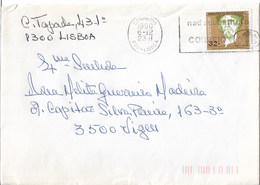 Portugal Cover With NADA SUBSTITUI O CORREIO Cancellation - Lettres & Documents