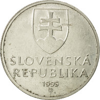 Monnaie, Slovaquie, 5 Koruna, 1995, TTB, Nickel Plated Steel, KM:14 - Slovakia