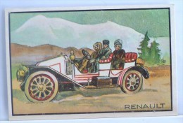 CHROMO Systeme COLLECTOR N° 40 ANTIQUE AUTO VOITURE RENAULT EXPLICATION IMAGE 3D BOWMAN GUM B.G.H.L.I. 1953 U.S.A. - Autos