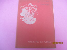 Théatre De PARIS/ Spectacles Charles DULLIN/Mamouret/Jean Sarment/  1941            PROG188 - Programs