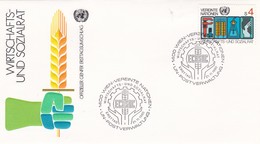 F.D.C. NATIONS-UNIES  GENEVE -AUTRICHE    21 NOV  1980 - Covers & Documents
