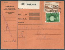 1961 Iceland Pacelcard Reykjavik - Lettres & Documents